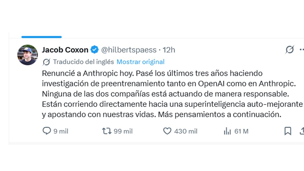 La advertencia de uno de los que más saben de Inteligencia Artificial y el futuro de la humanidad. (Foto: Elplural) La advertencia de uno de los que más saben de Inteligencia Artificial y el futuro de la humanidad. (Foto: Elplural)