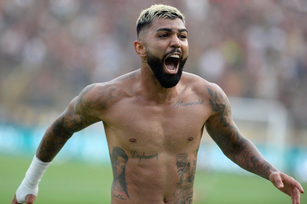 Rastas y palmera: el nuevo look de Gabigol, el héroe de Flamengo ante River