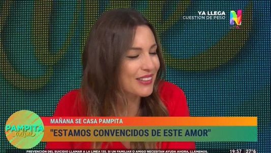 Pampita lloró a horas de su casamiento con Roberto García Moritán: Siempre quise...