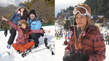 Antes de su debut en Bailando 2018, Sofía Jujuy Jiménez esquió en el Cerro Catedral junto a sus hermanas