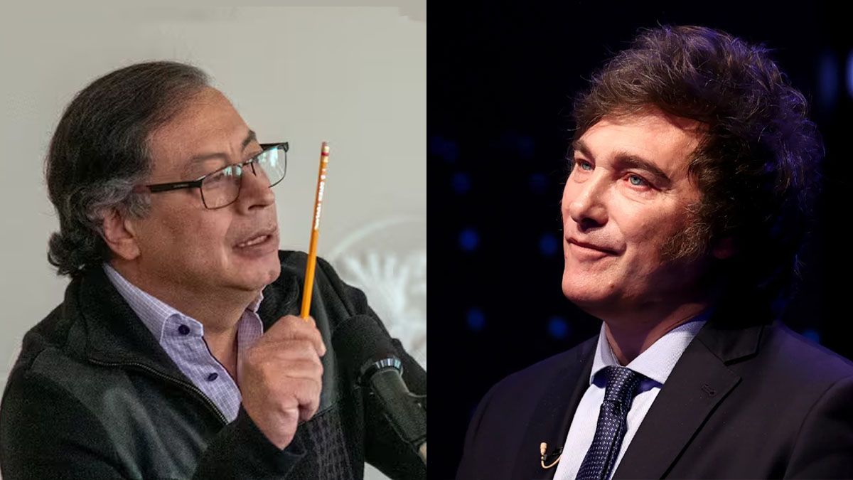 la crisis entre Javier Milei y Gustavo Petro llegó al nivel de expulsión de los diplomáticos argentinos en Bogotá. (Foto: A24.com)