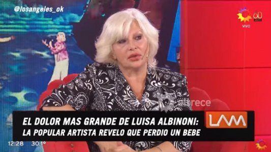 Luisa Albinoni reveló el dolor más grande cuando en plena dictadura militar perdió a su bebé