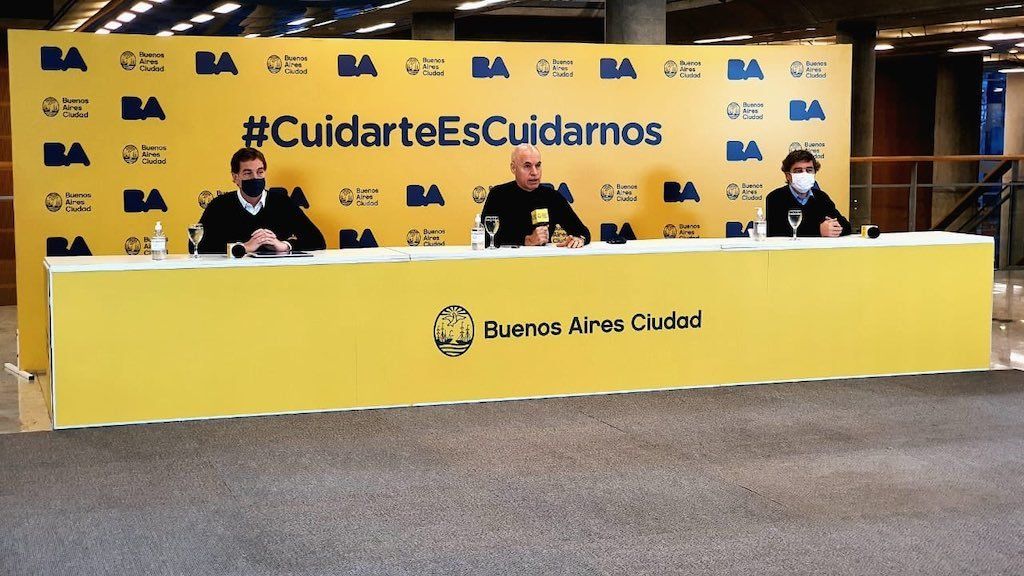Luego de que Vidal confirmara su contagio, Larreta se hizo el test y dio negativo de coronavirus