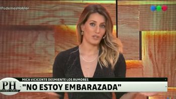 Mica Viciconte sobre el rumor de embarazo: No estoy ni en el primer mes, ni en el segundo ni nada