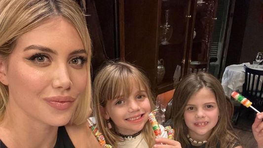 Wanda Nara compartió un tierno momento junto a sus hijas en medio de la preocupación por su salud