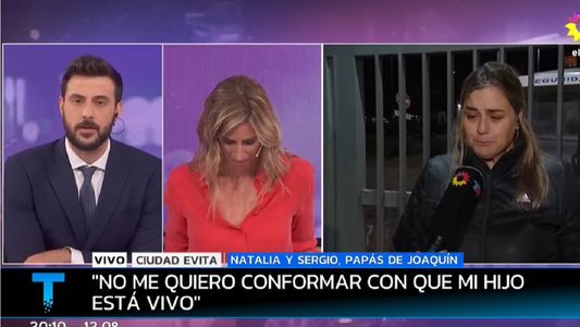 El desconsolado llanto de Luciana Geuna por el nene baleado en Ciudad Evita