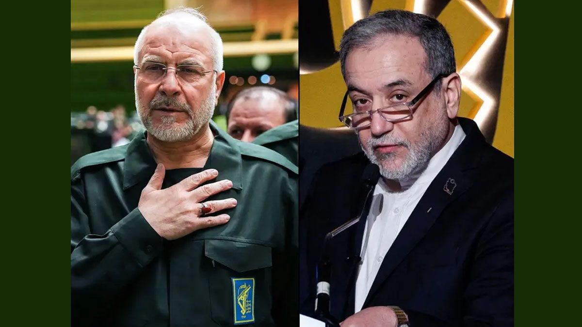 Los negociadores de Irán. El jefe del parlamento y el canciller. ¿Tienen el poder real en su país? (Foto: A24.com)