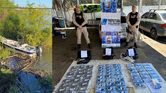 Santa Fe: Prefectura secuestró más de 109 kilos de cocaína