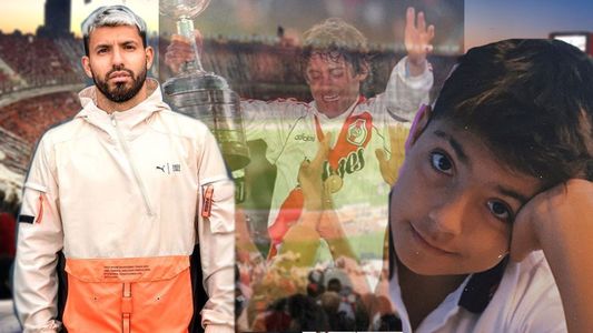 Benjamín Agüero le preguntó a su papá, el Kun, si era hincha de River: ¡Su respuesta!