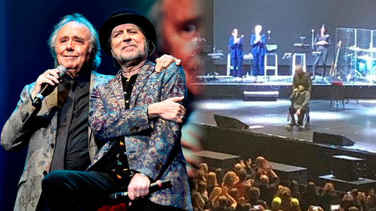 Joaquín Sabina se cayó del escenario y debió suspender el show