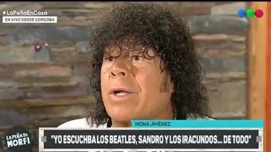 La Mona Jiménez reapareció en tevé después de 10 años y contó que sufrió bullying por su apodo