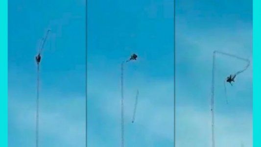 Video: un hombre murió cuando intentaba desmontar una antena