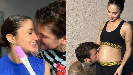 La tierna foto de Melody Luz embarazada y un especial mensaje para el bebé que espera con Alex Caniggia