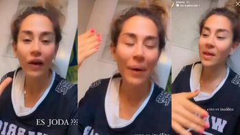 Jimena Barón furiosa por un accidente casero:  100 millones de pesos al tacho