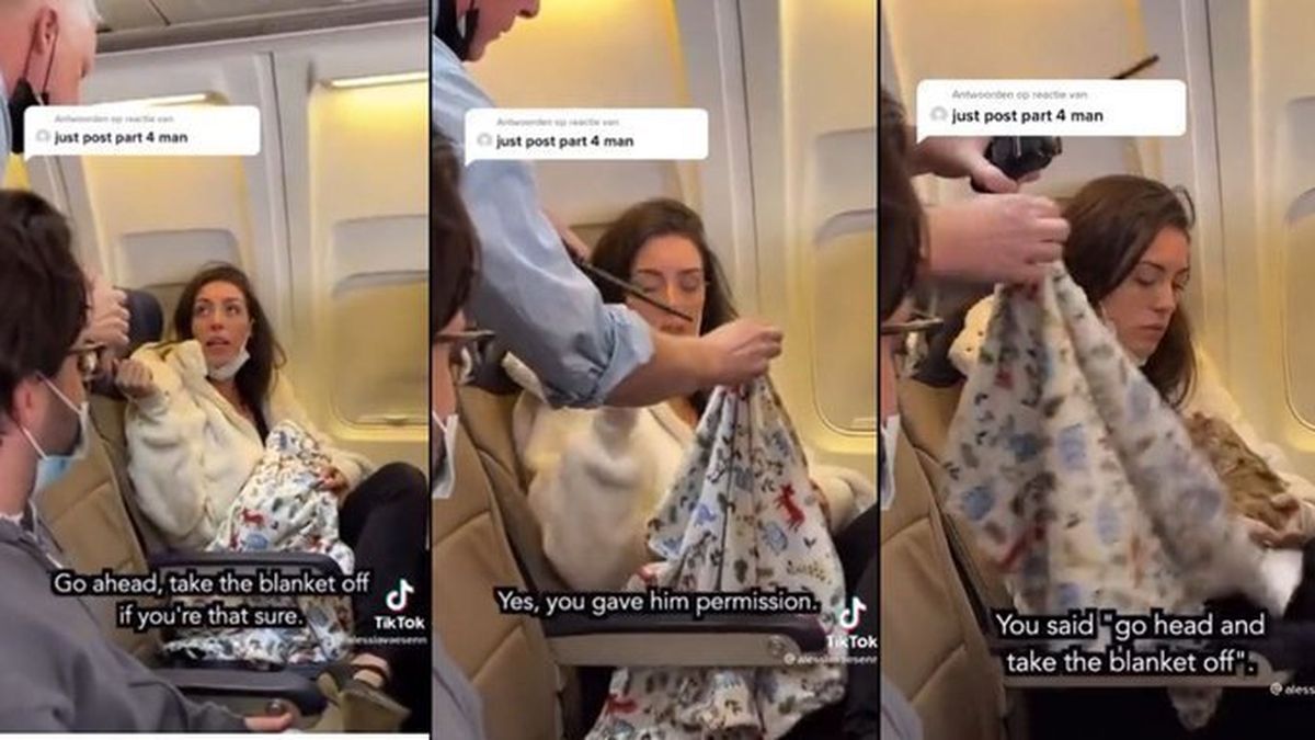 Una mujer amamantaba a su bebé en un avión y resultó ser un gato embalsamado
