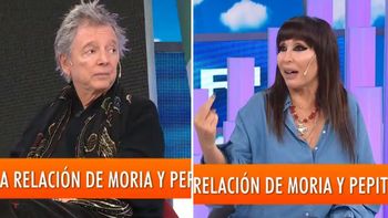 El reencuentro de Moria Casán y Pepito Cibrián: se dieron un piquito en vivo