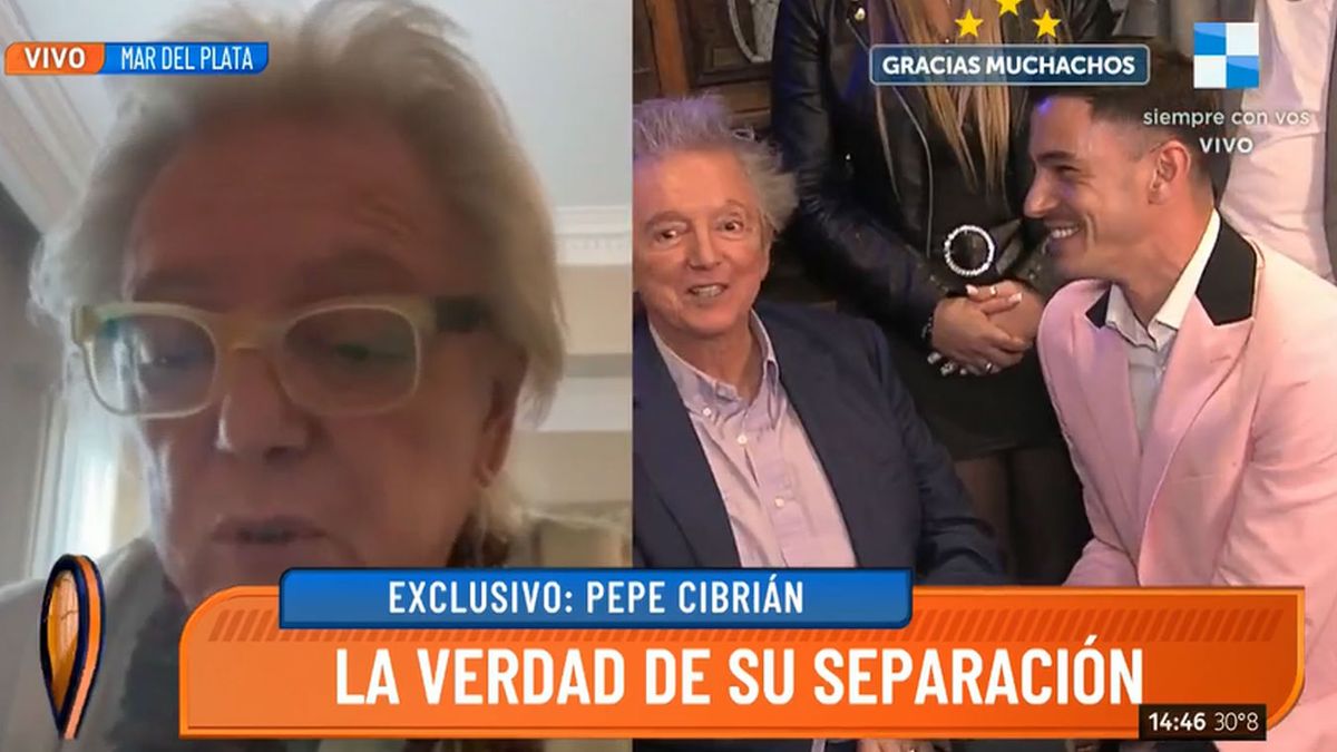 Pepe Cibrián, separado.&nbsp;