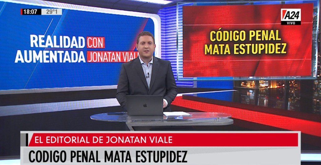 Código penal mata estupidez, el editorial de Jonatan Viale