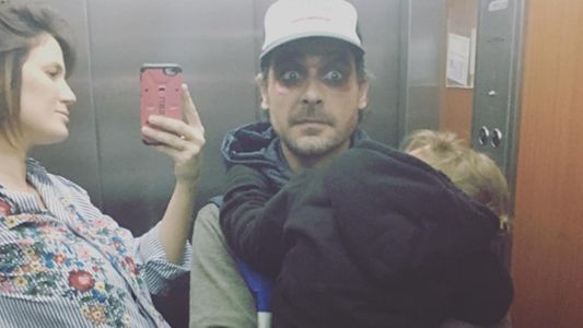 Olivia Alfonso conoció a su hermanito Baltazar