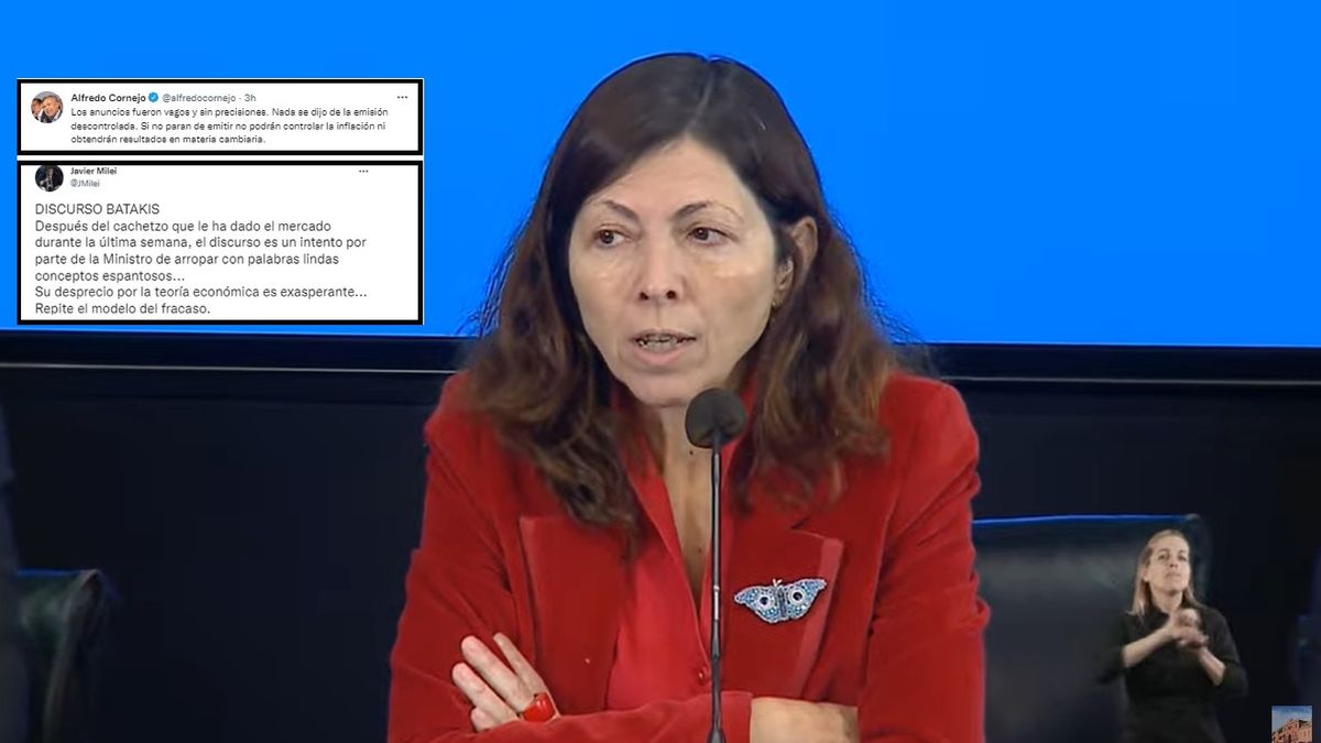 Desde Milei hasta el presidente de la Sociedad Rural Argentina: la oposición criticó las medidas que anunció Silvina Batakis
