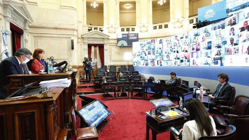 Sin el apoyo de la oposición, el Senado aprobó el plan de moratoria impositiva