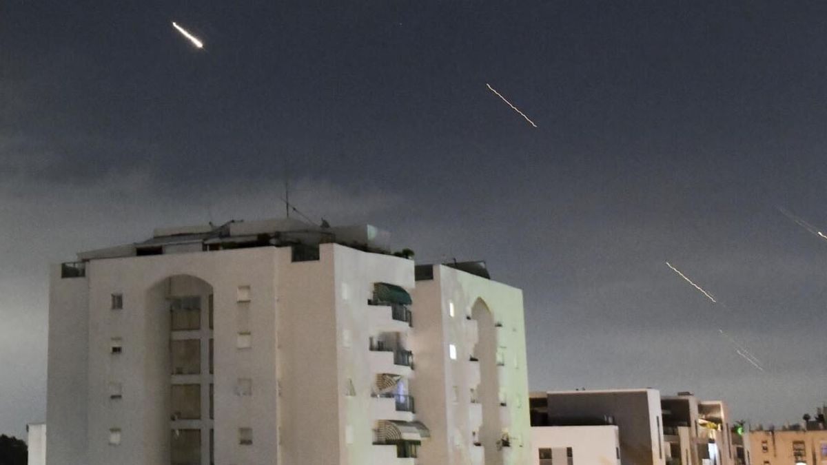 Video: así derribaban los drones y misiles con los que Irán atacó Israel (Foto: captura)