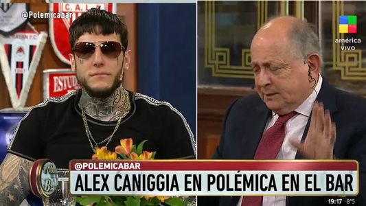 Alex Caniggia regresó a la televisión y se cruzó con Chiche Gelblung por la vacuna del coronavirus