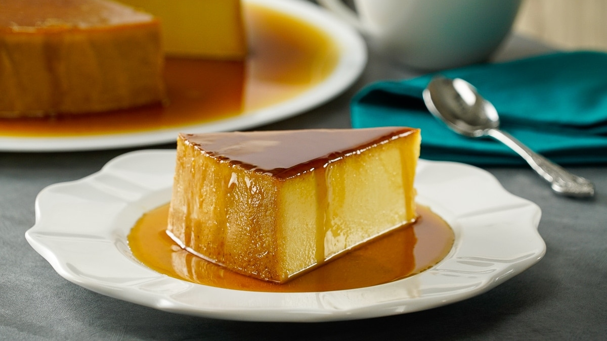 FLAN NAPOLITANO CASERO receta mega fácil: postre elegante con textura más  densa