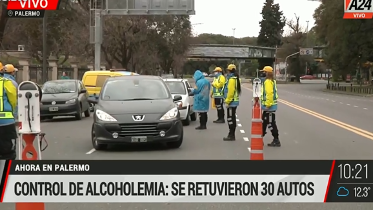 Los operativos fueron dispuestos sobre la avenida Dorrego