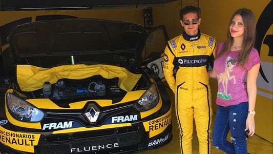 Habló Carolina Perusich, la novia del piloto que intentó seducir (sin éxito) Naiara Awada