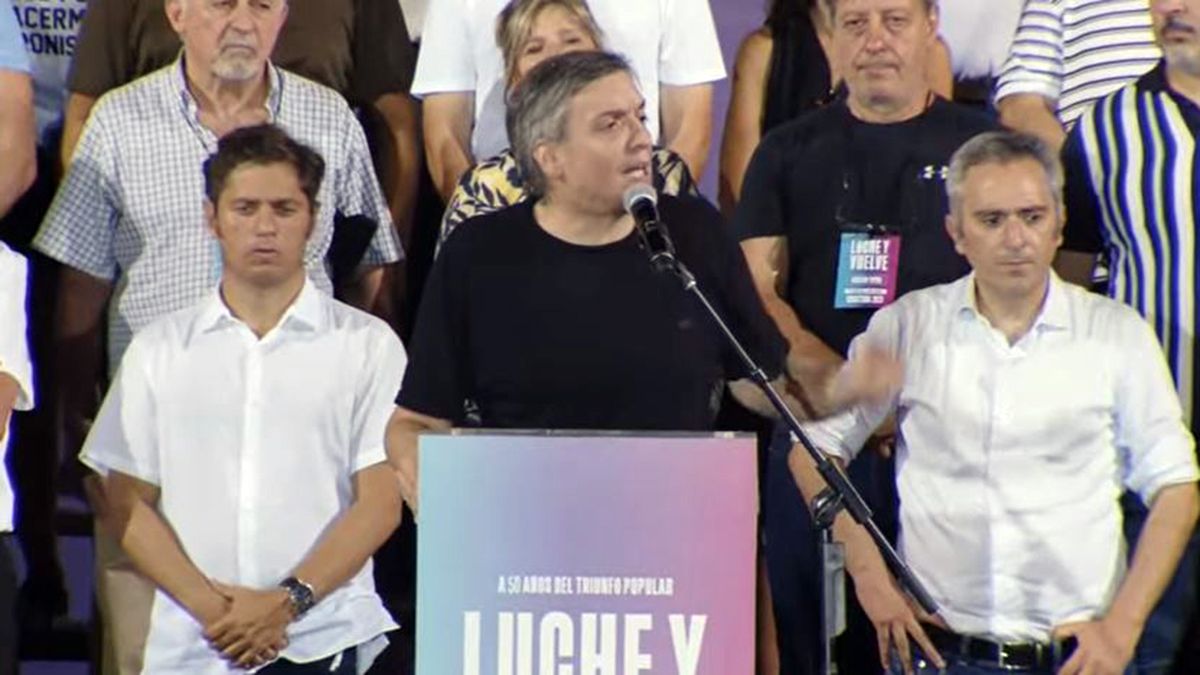 Con Máximo Kirchner