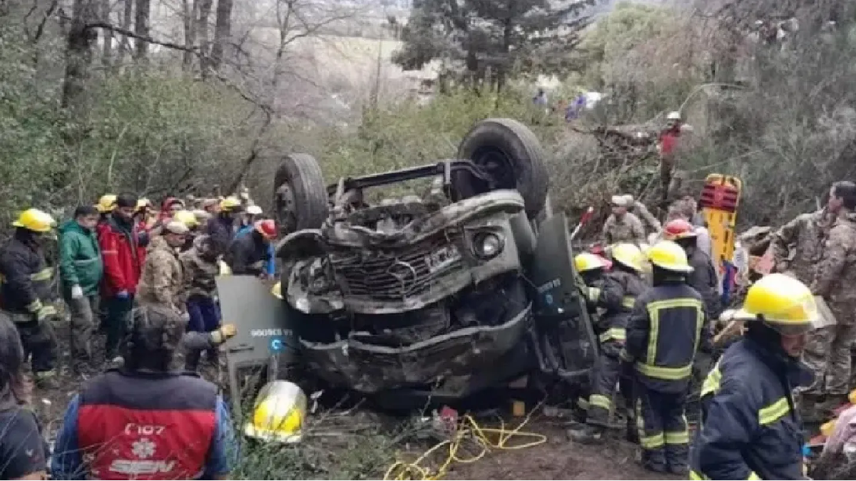 Tragedia del camión del Ejército: la Justicia informó por qué el camión desbarrancó y terminó con la muerte de cuatro soldados. (Foto: LM Neuquén)