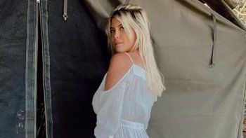 Wanda Nara mostró cómo se despierta de la siesta