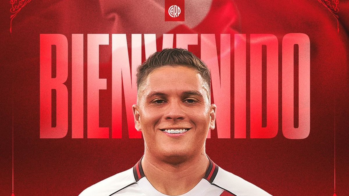 La particular bienvenida que le dio River a Juan Fernando Quintero en las redes sociales.