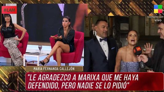 ¡Se re picó! María Fernanda Callejón estalló contra las angelitas y abandonó el móvil de LAM
