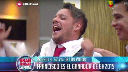 Francisco se coronó como el gran campeón de “Gran Hermano 2015”