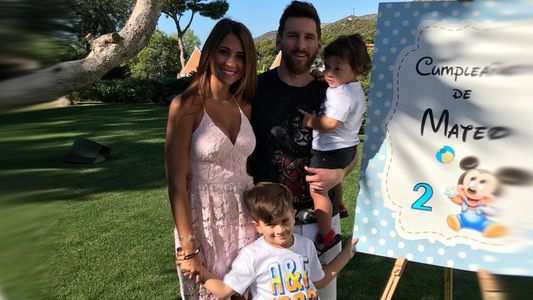 Mateo Messi cumple 2 años y su mamá compartió una foto del festejo