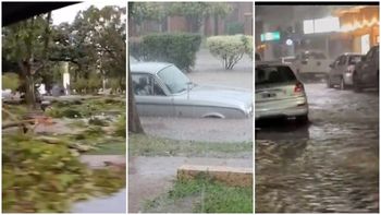 Las impactantes imágenes del fuerte temporal que azotó Santa Fe, Córdoba y Entre Ríos