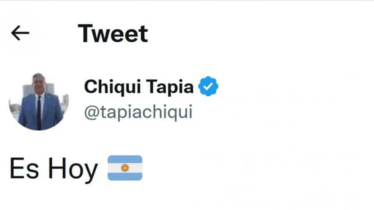 Es Hoy El Mensaje De Chiqui Tapia En La Previa Del Debut De La Selección Argentina En El 0961