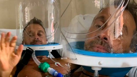 Conmovedor video de Sergio Lapegüe en terapia intensiva: ¡Voy a volver a respirar!