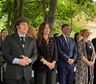 Javier Milei se mostró con Victoria Villarruel en el acto en homenaje a las víctimas del atentado a la Embajada de Israel