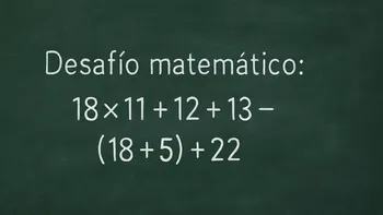 Desafío matemático: ¿podés resolverlo sin mirar antes el resultado?