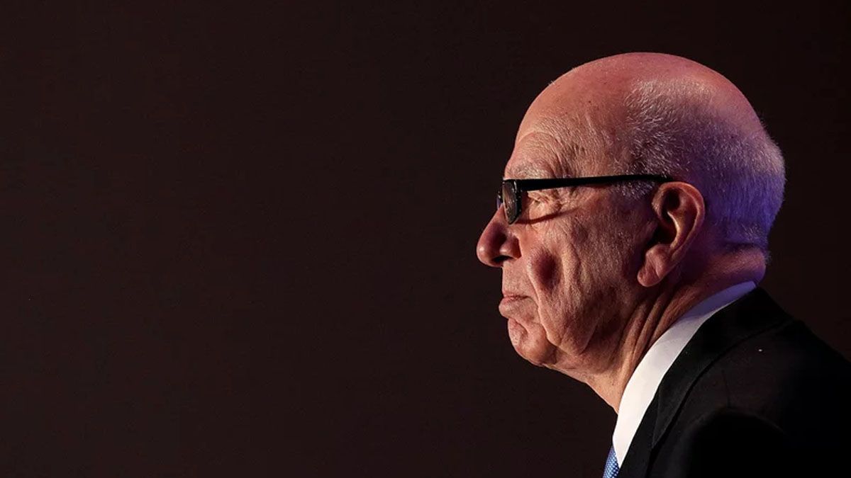 Rupert Murdoch, el magnate de las noticias, a los 92 años, se corre y le deja el puesto a su hijo mayor . (Foto: Gentileza NPR)