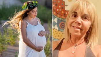 La primera foto de Claudia Villafañe con la hija de Dalma: Mi mano siempre estará para acompañarte