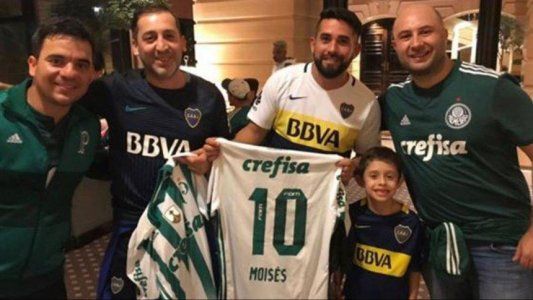 Dos hinchas salvaron a un dirigente de Palmeiras en La Boca y viajaron a Brasil con los gastos pagos