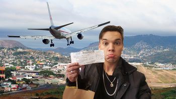 Brian Lanzelotta lanzó una catarata de insultos por perder un vuelo