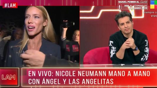 La extraña actitud de Nicole Neumann al ser consultada por la fiesta de 15 de Indiana