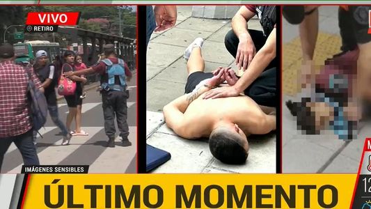 Tiros en la línea C del subte en Retiro: un hombre le robó el arma a una policía, le disparó 2 veces y la mató