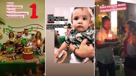 El hijo de Chirola celebró su 1er. añito