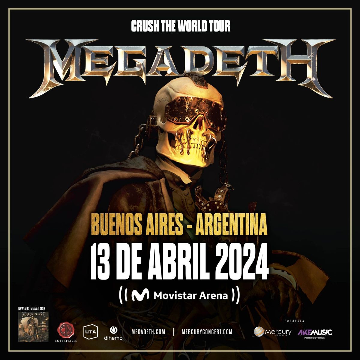 megadeth tour argentina